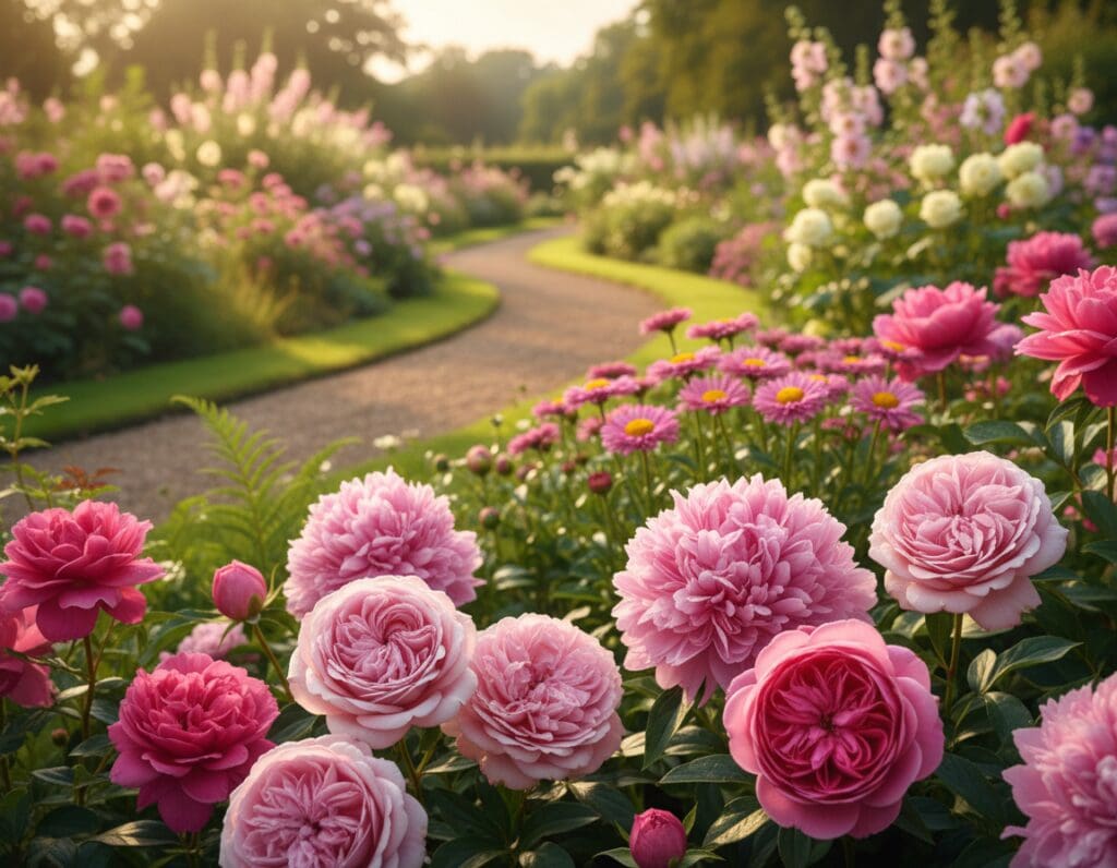 roze bloemen