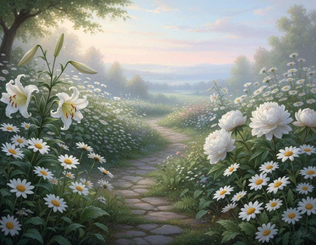 witte bloemen