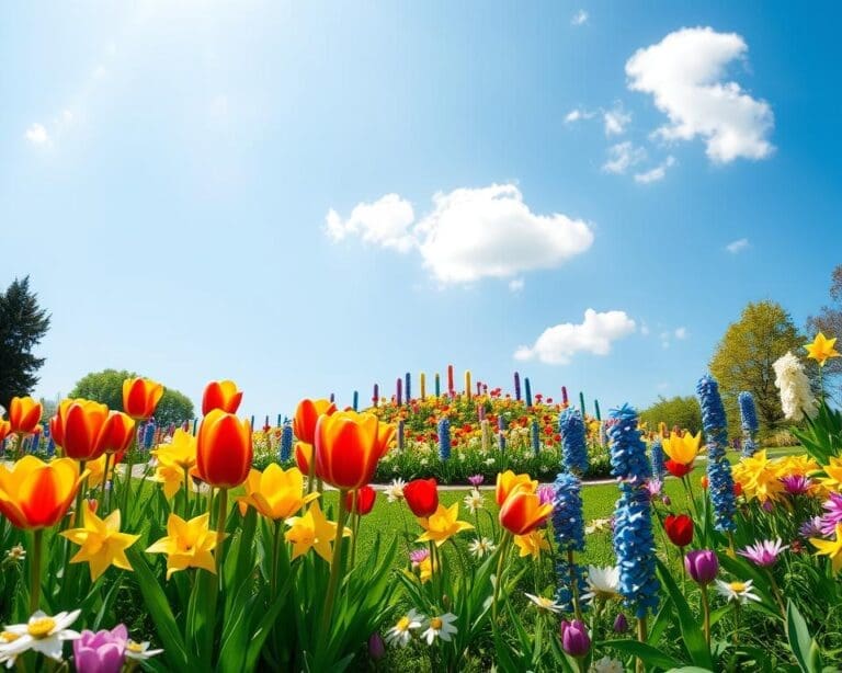 bloemen voorjaar tuin