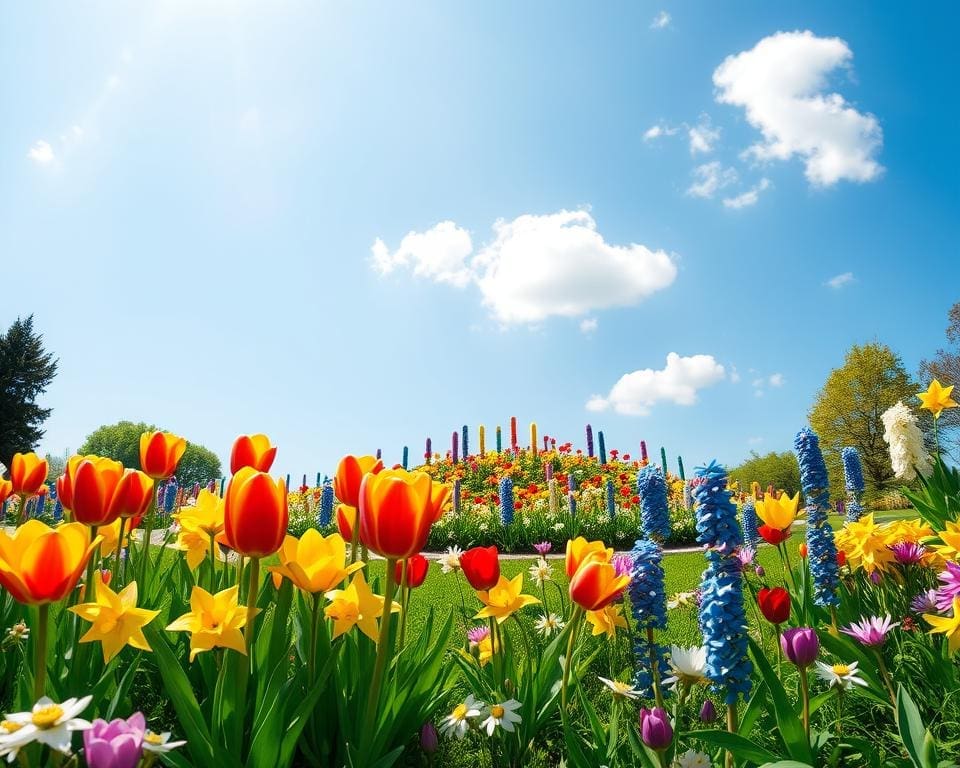 bloemen voorjaar tuin