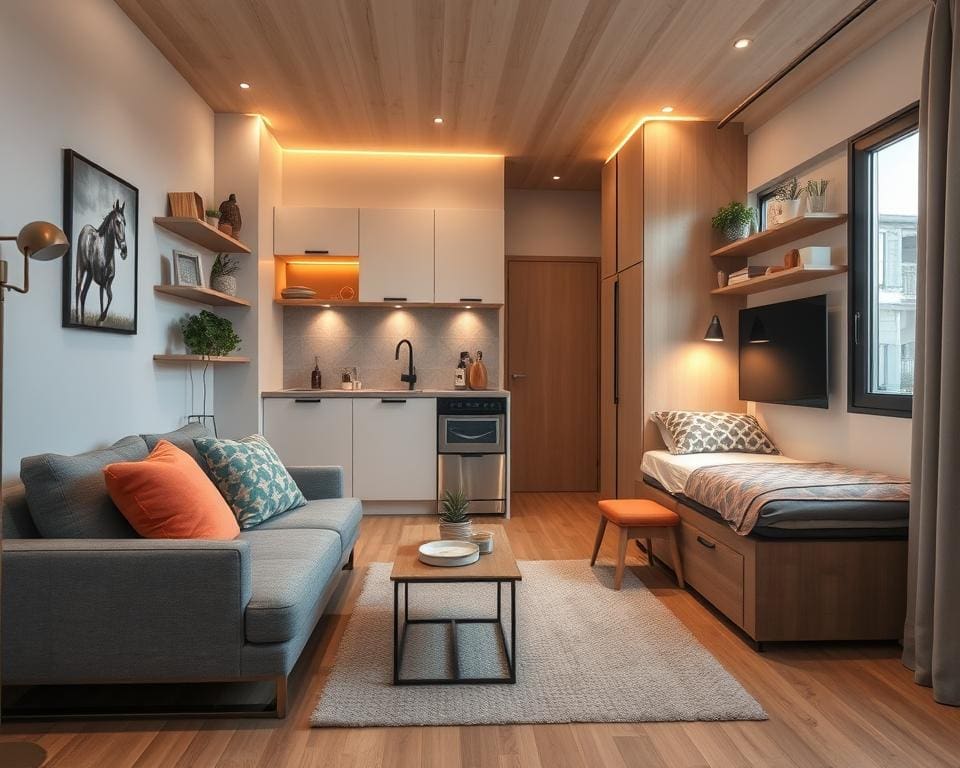 kleine ruimtes wonen