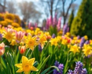 lentebloemen buiten