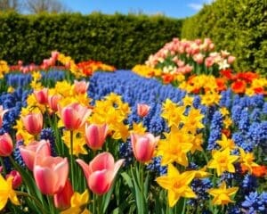 bloemen kleurrijke tuin