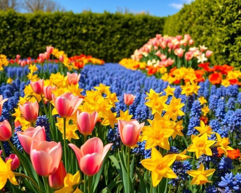 bloemen kleurrijke tuin
