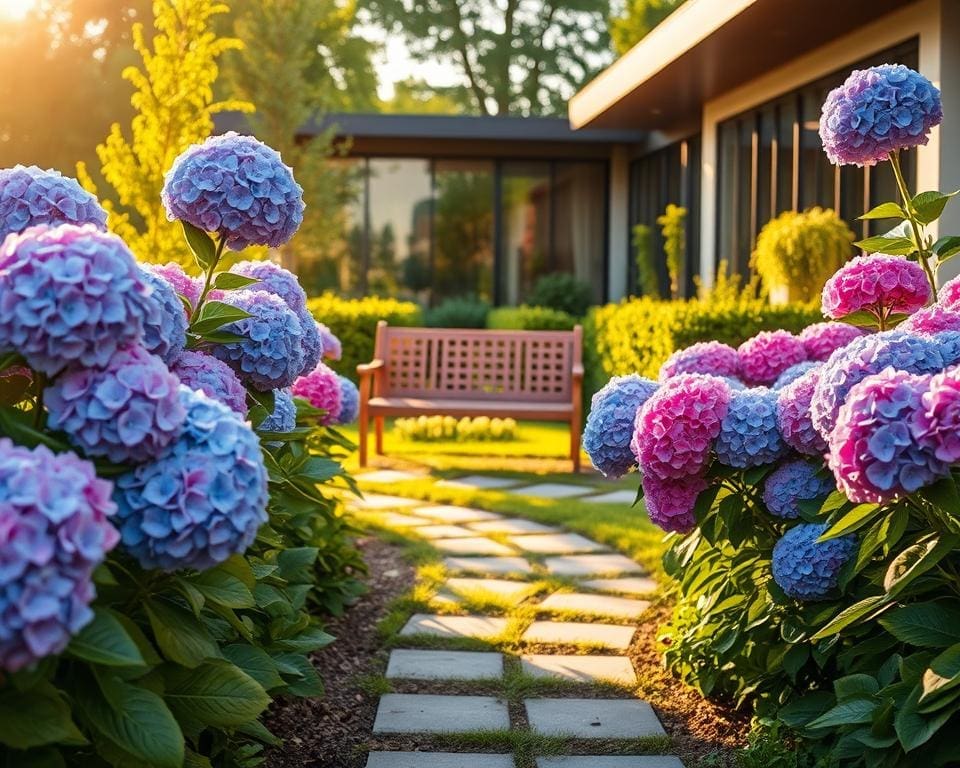 hortensia tuin