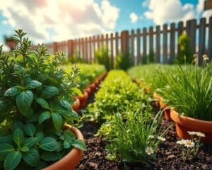 kruiden kweken tuin