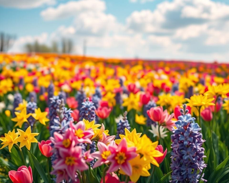 lentebloemen kleur