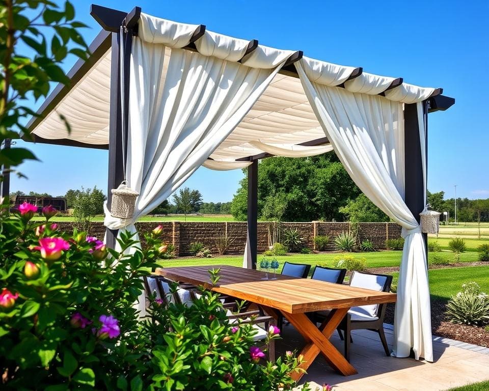 pergola met doek