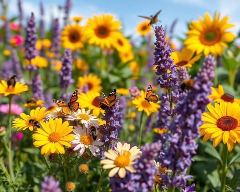 planten bijen vlinders