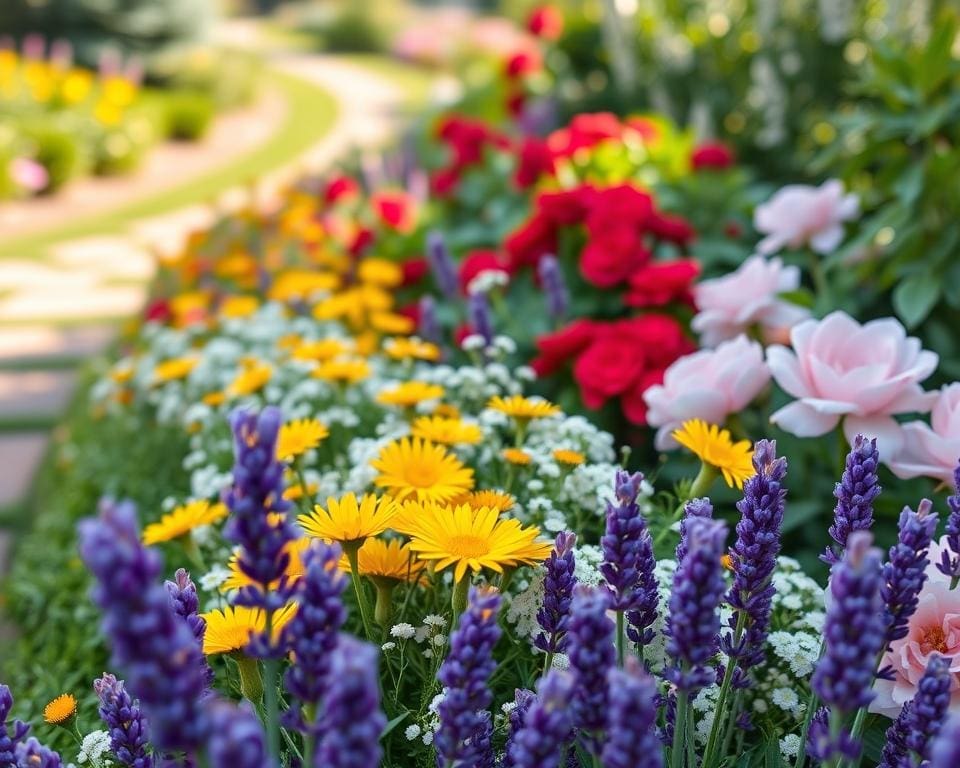 planten combineren border