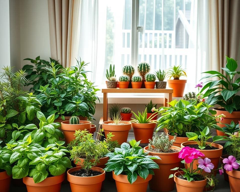 planten potten bakken