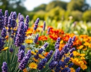 bloemen combineren lavendel