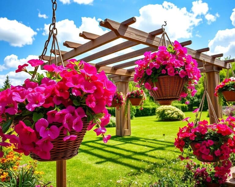 hanging baskets tuin