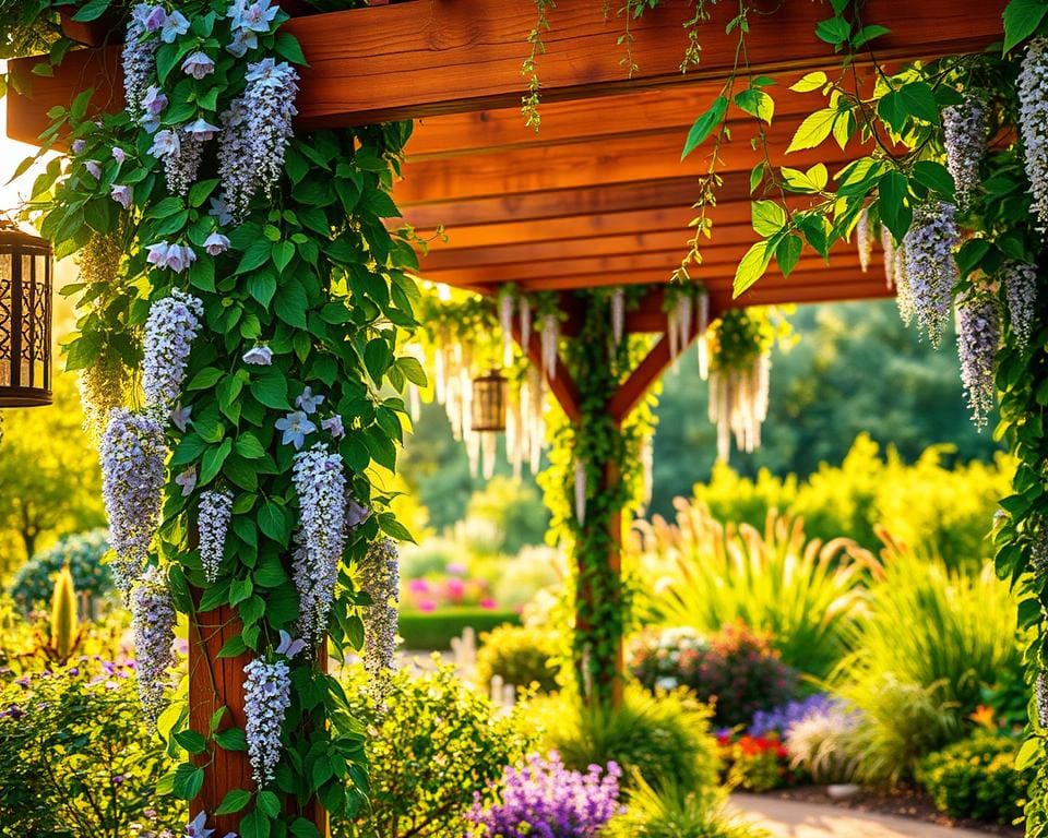 klimplanten pergola