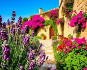 mediterrane tuin bloemen