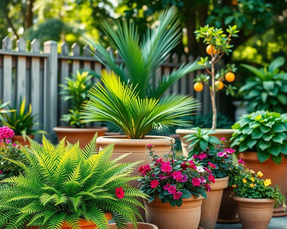 planten grote bloempotten