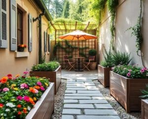 smalle tuin inrichten