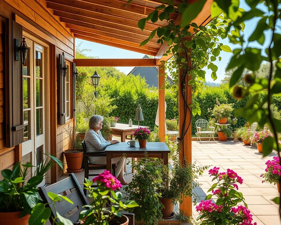 veranda tuin
