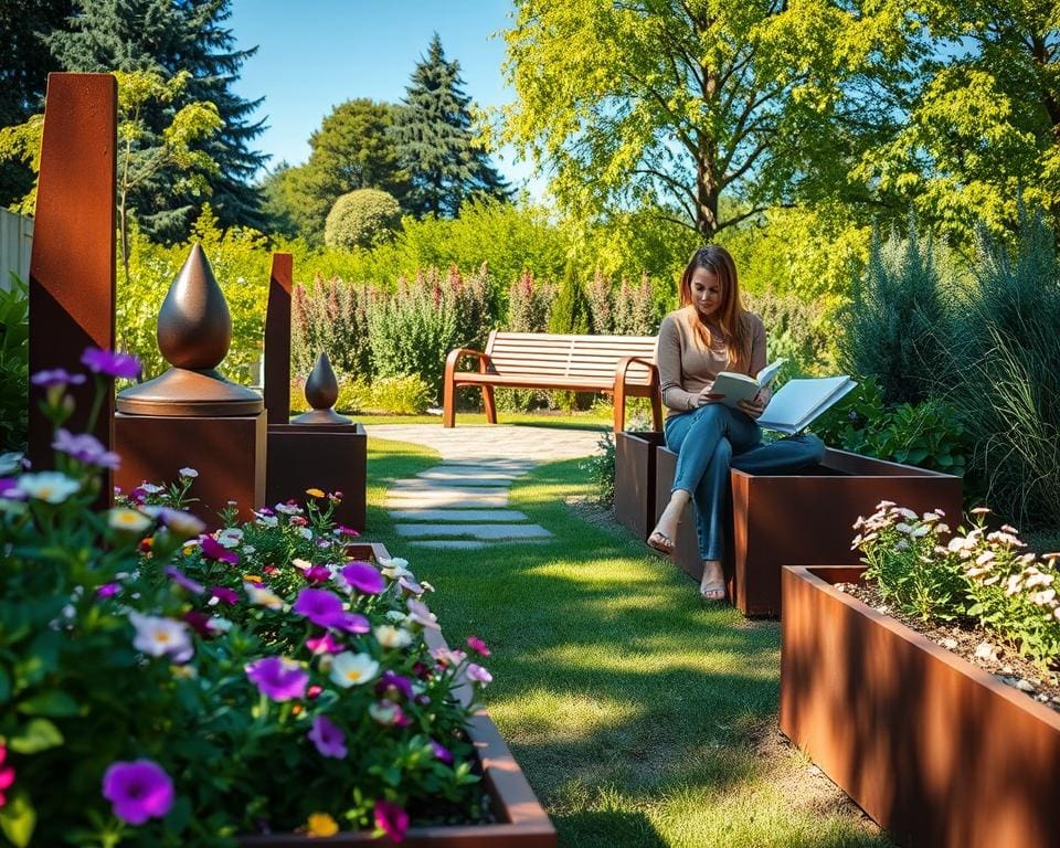 cortenstaal tuin