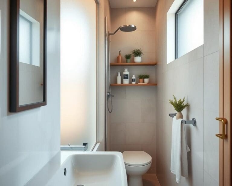 kleine badkamer