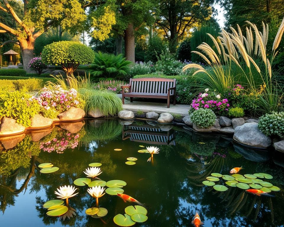 vijver tuin
