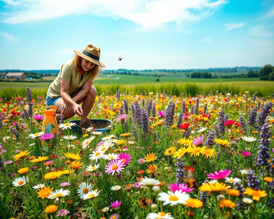 bloemenweide aanleggen