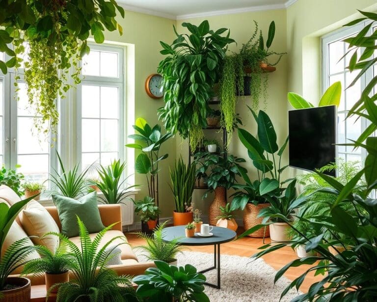 groene woonkamer