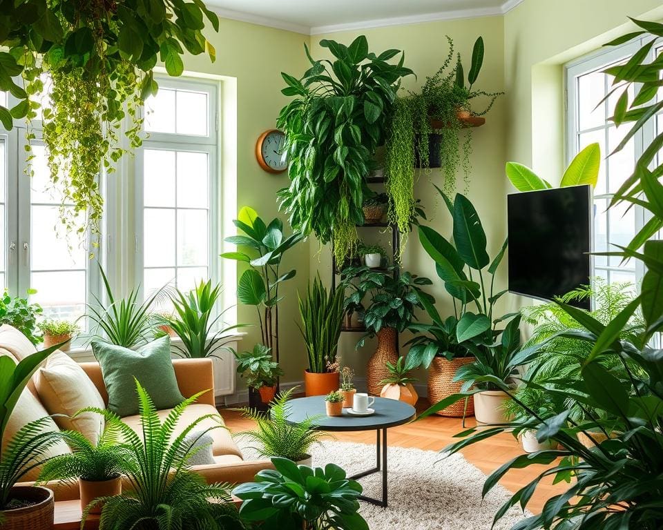groene woonkamer