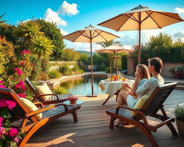 vakantiegevoel tuin