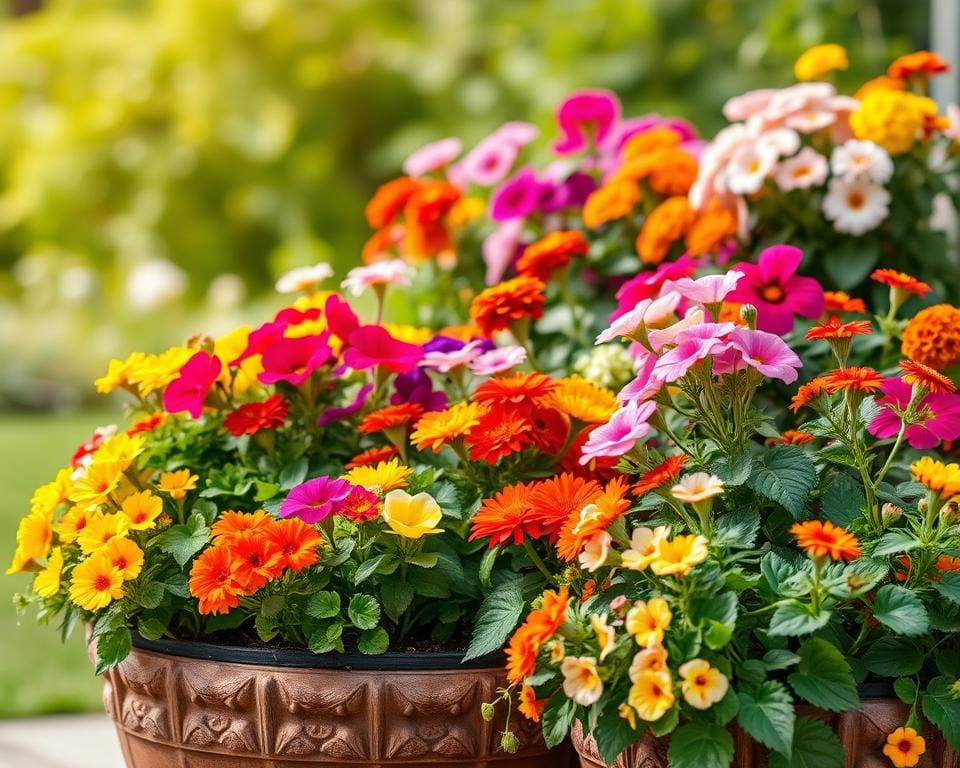 bloemen plantenbakken