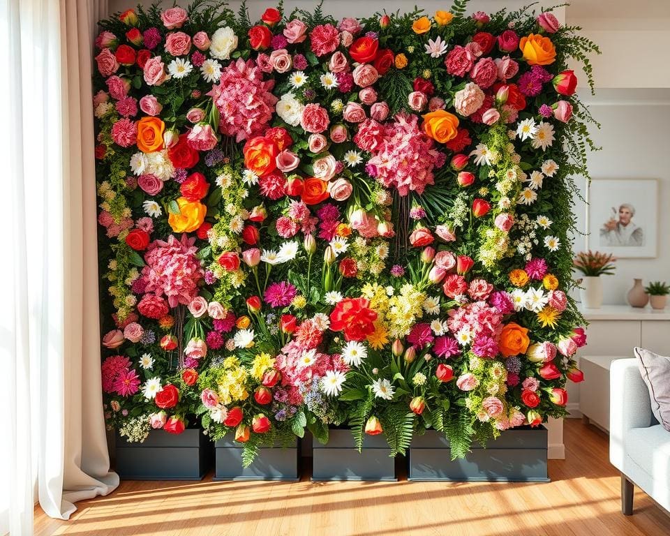 bloemenwand