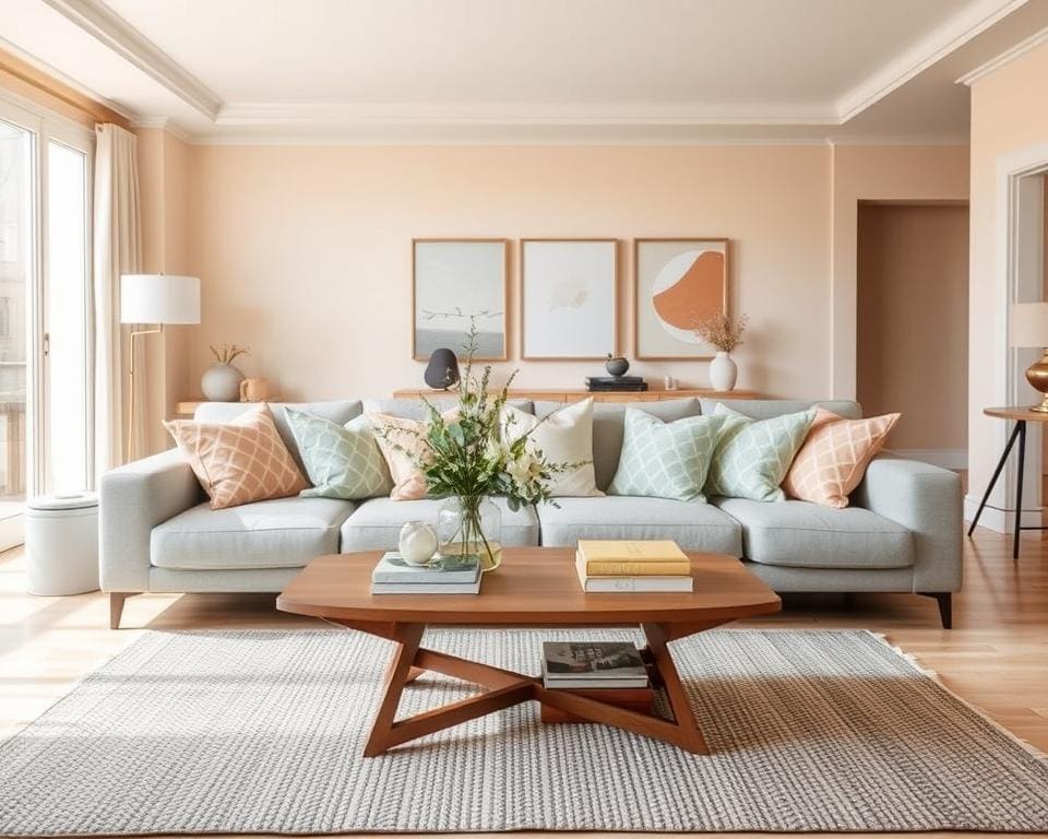 pastelkleuren interieur