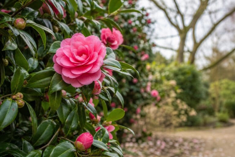 De camelia: een prachtige struik met bijzondere bloemen
