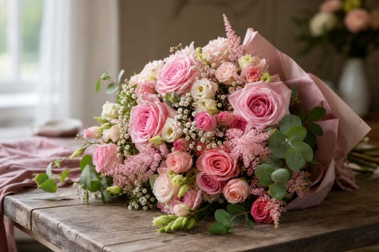 Welke bloemen passen bij een romantisch boeket?